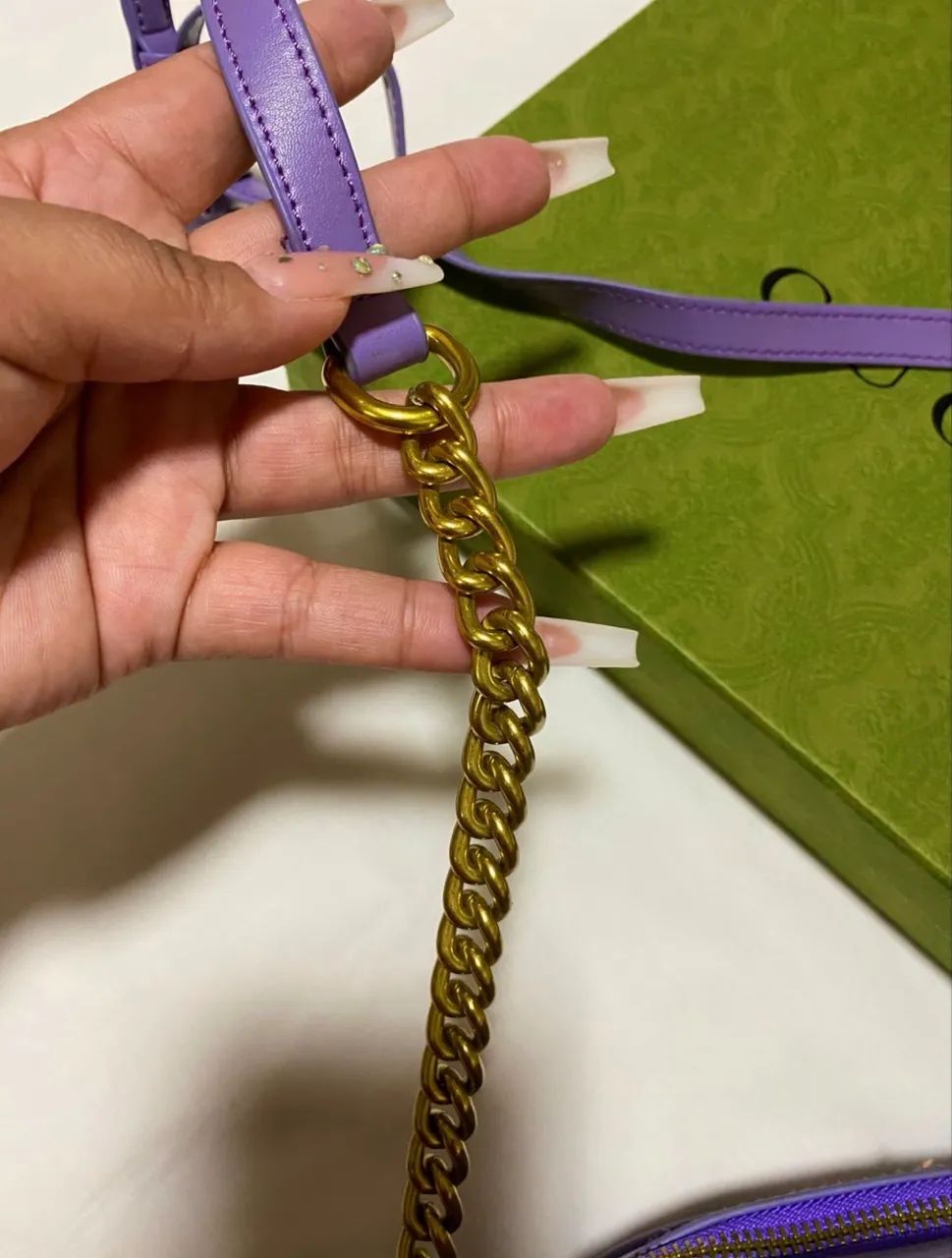 Bolsa lilás Gucci  - Foto 2