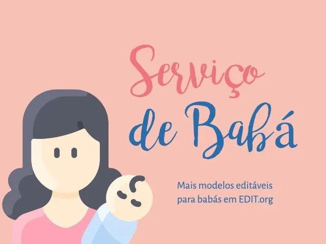 Ofereço serviço de babá 