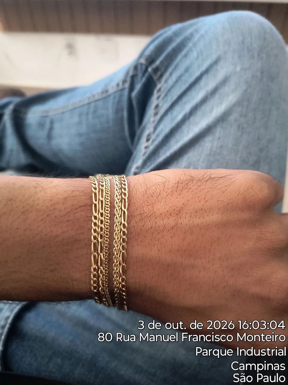 Pulseiras banhado ouro 18k - Foto 5