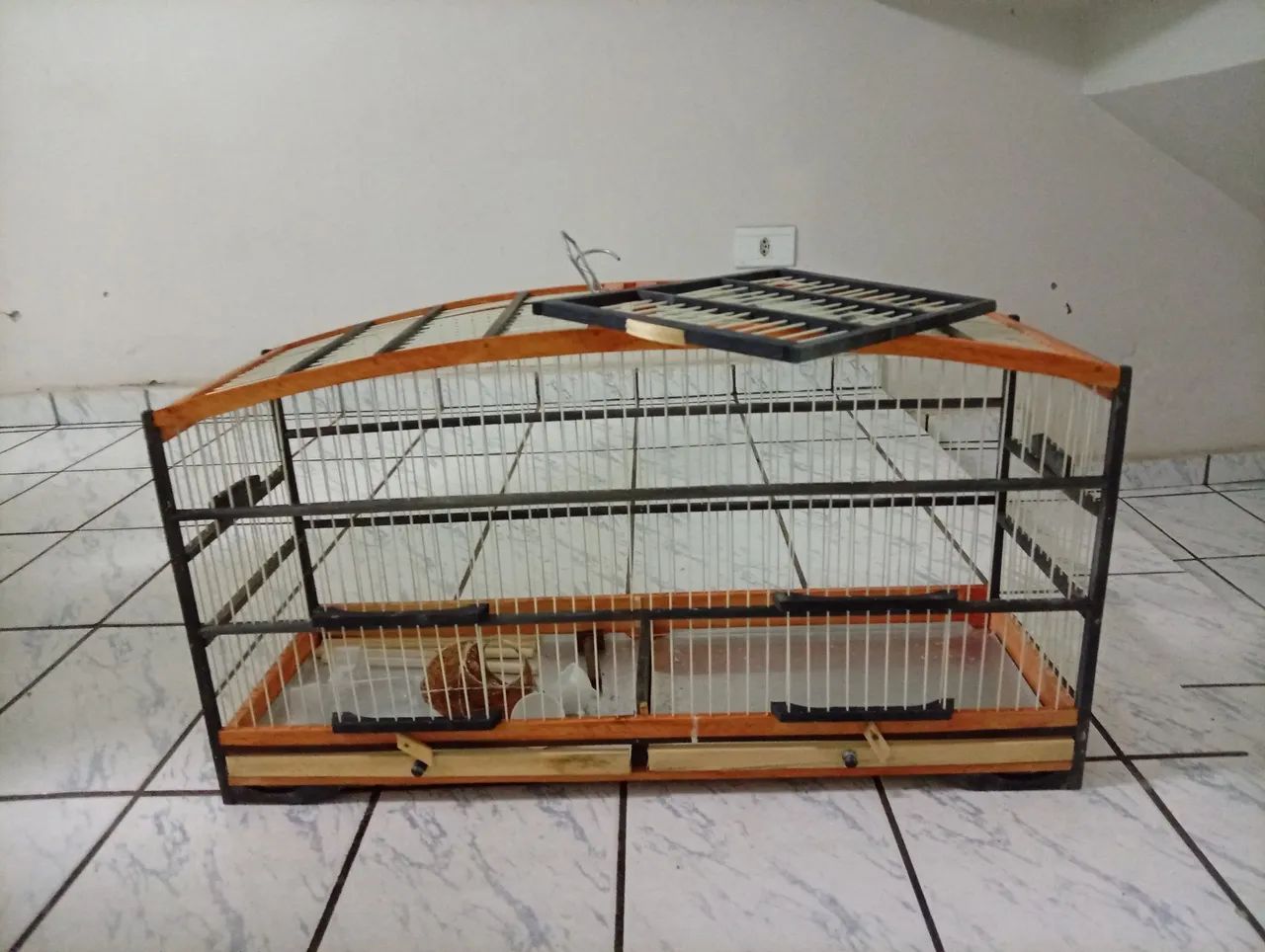 Gaiola 70 cm com divisória