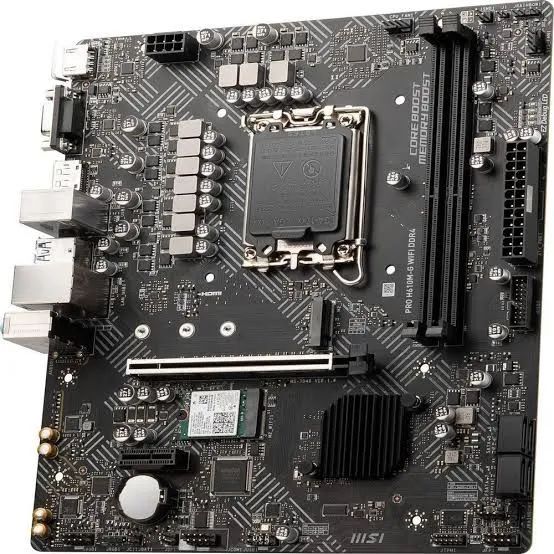 kit i5 12400f + h610m msi pro