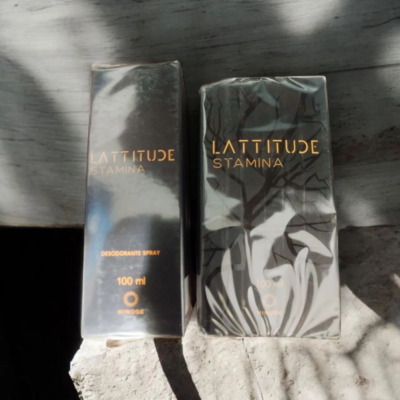 Kit perfume e desodorante spray stamina 