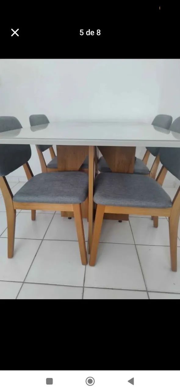 mesa com cadeiras  - Foto 2