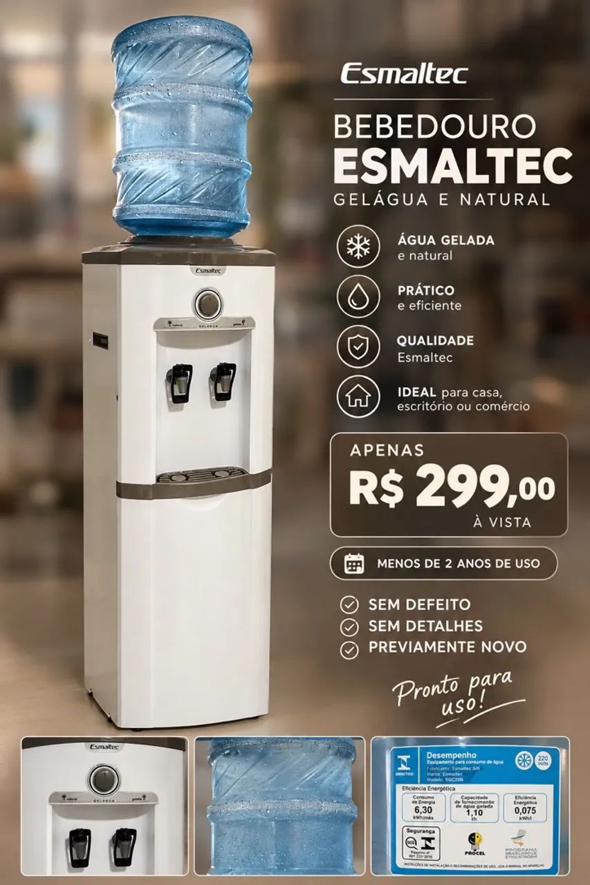 Bebedouro Esmaltec 