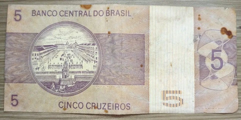 Cédula 5 Cruzeiros - Foto 2