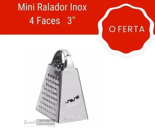 Mini Ralador com 4 Faces.