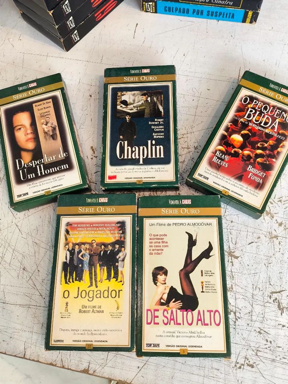 Lote de VHS videoteca  série ouro e outras usada 
