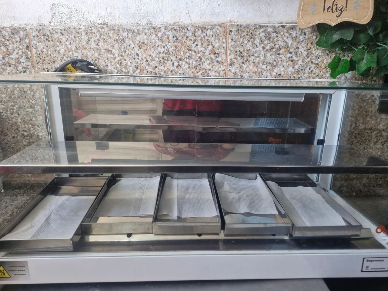 Estufa quente com led