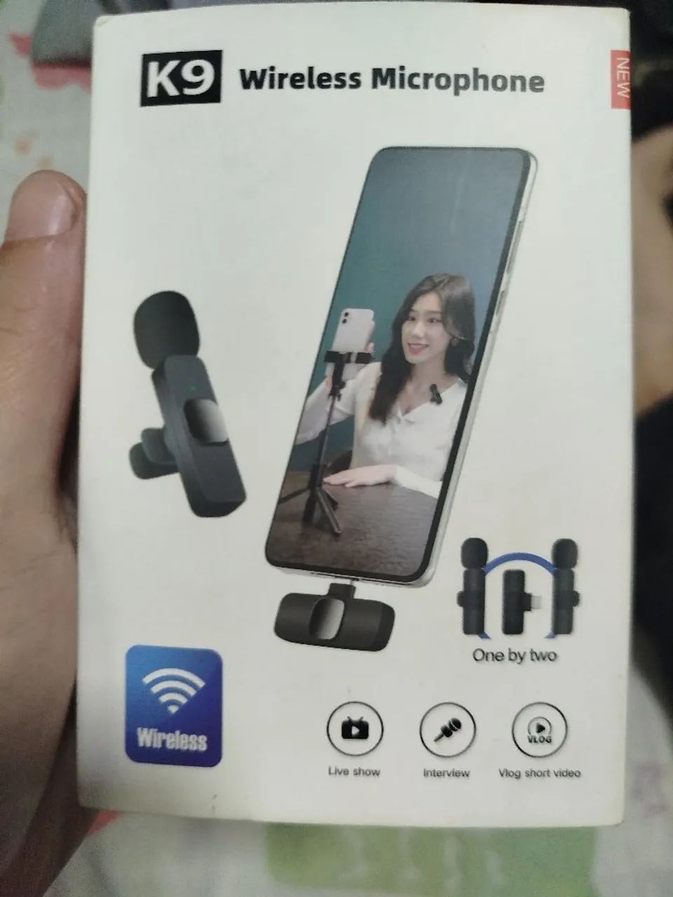 Microfone de lapela k9 - Foto 2