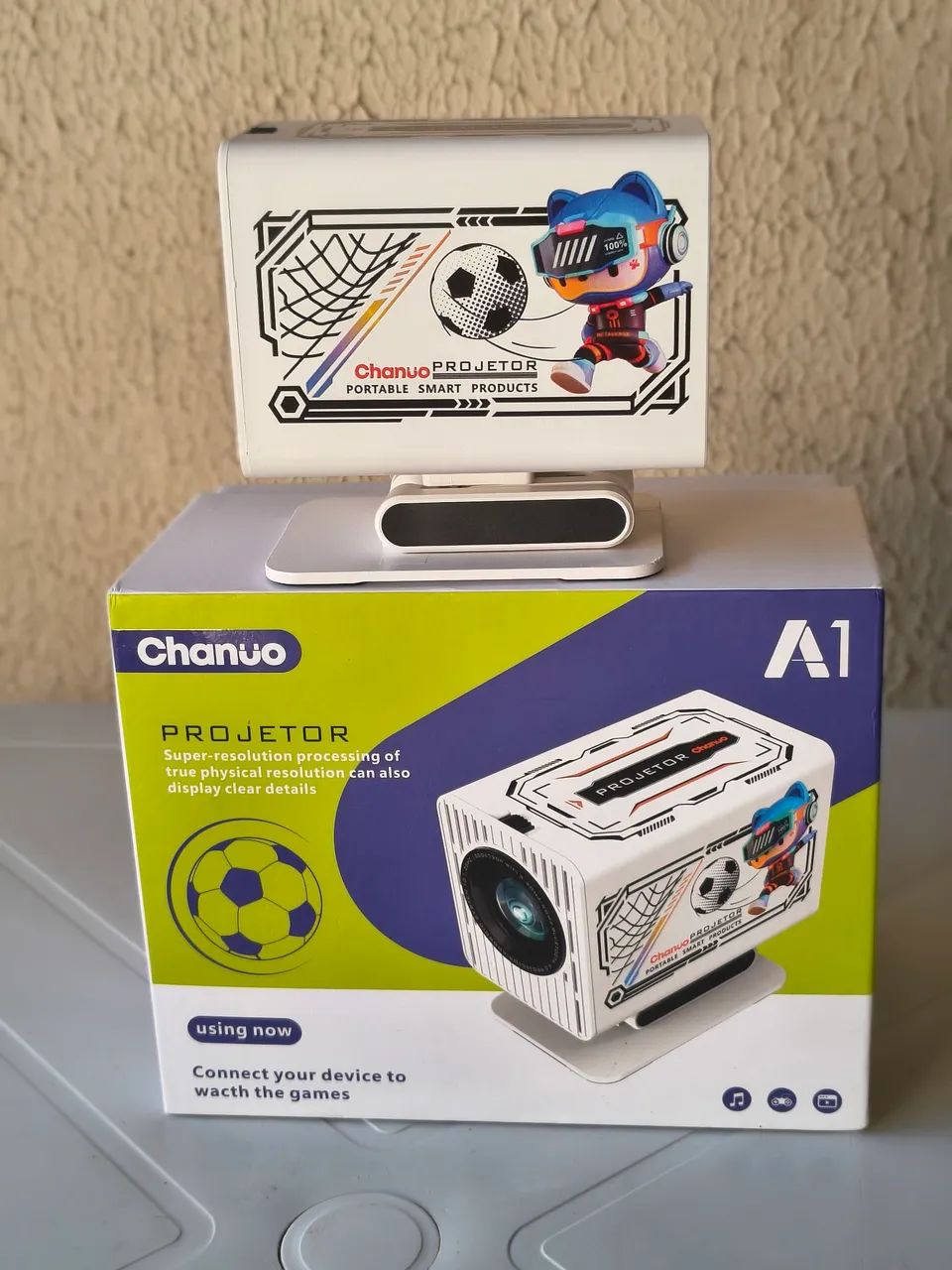 Mini Projetor Portátil 4K - Foto 2