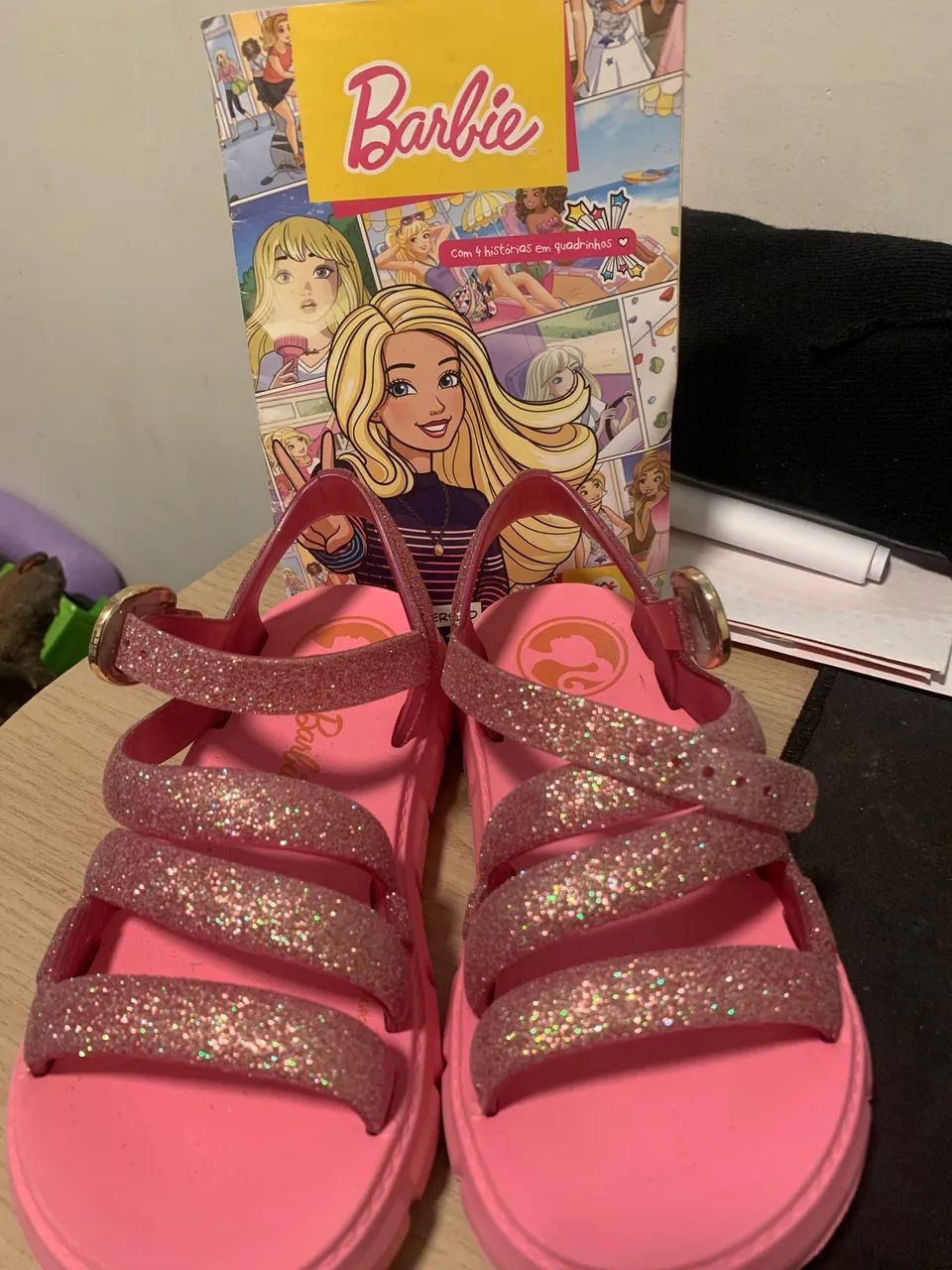 Sandália Barbie c/ Glitter  - Foto 2