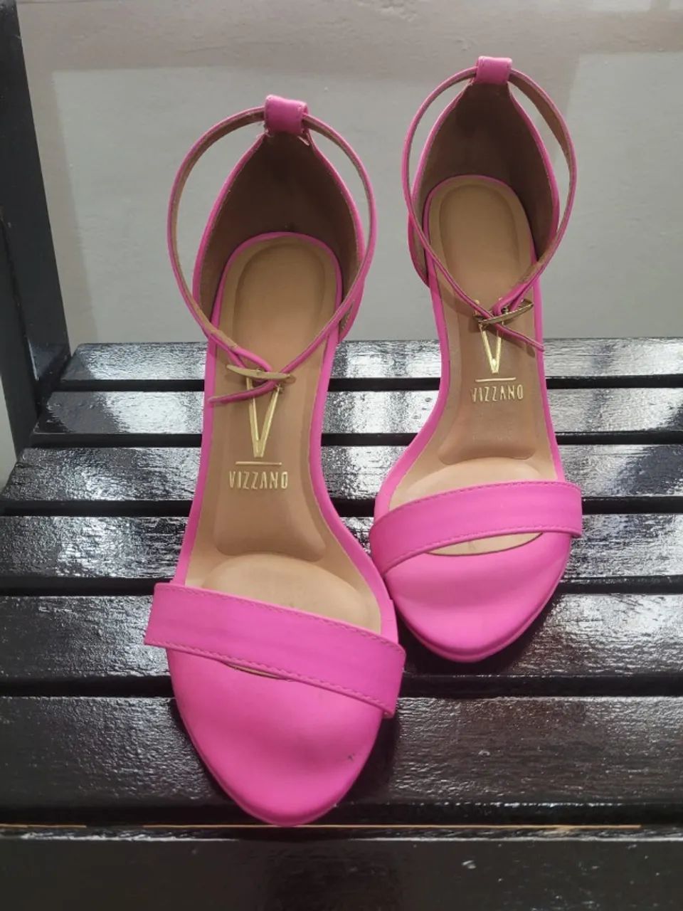 2 Sandálias Vizzano - Verde e Rosa - tam. 35 - Foto 2