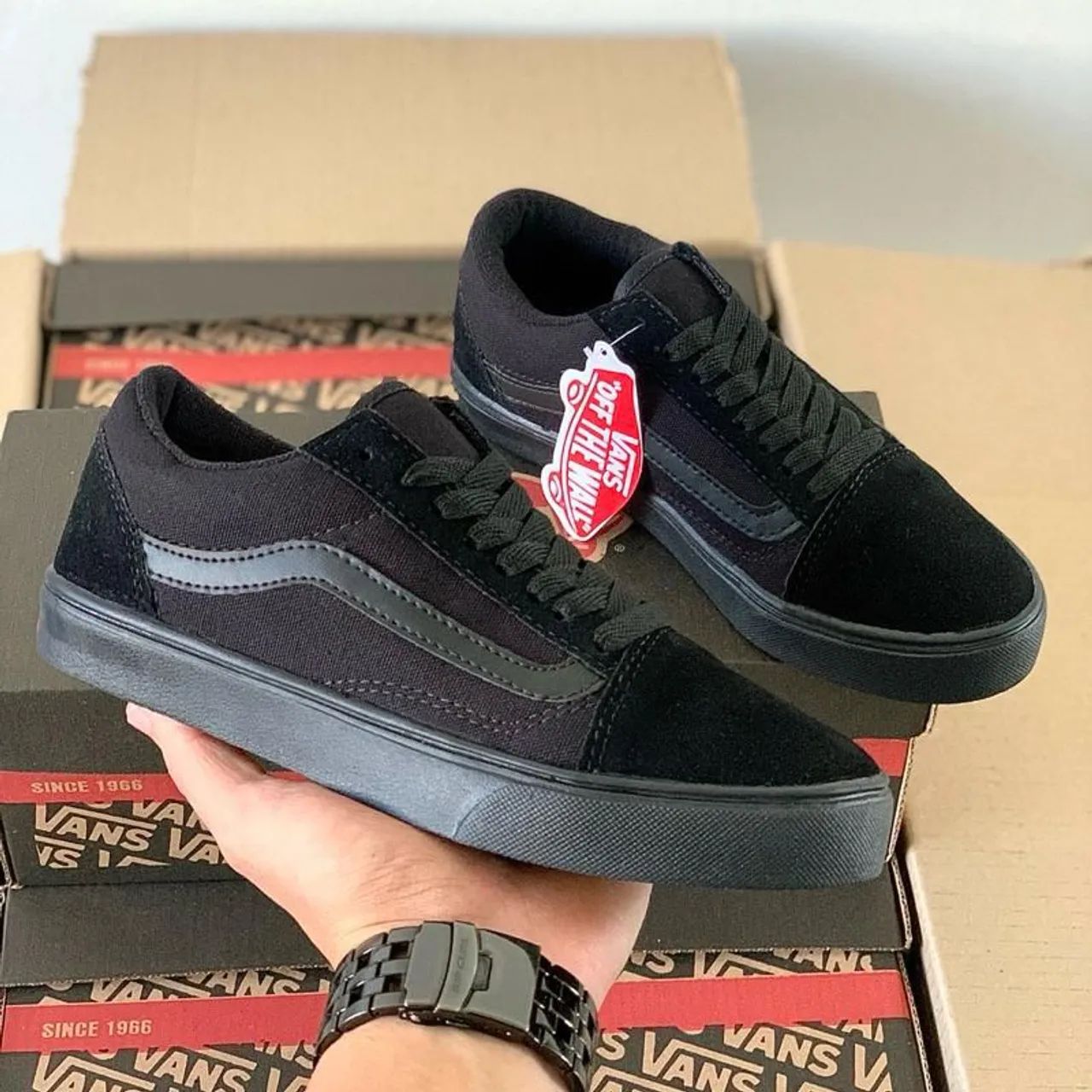 Tênis vans tradicional preto 