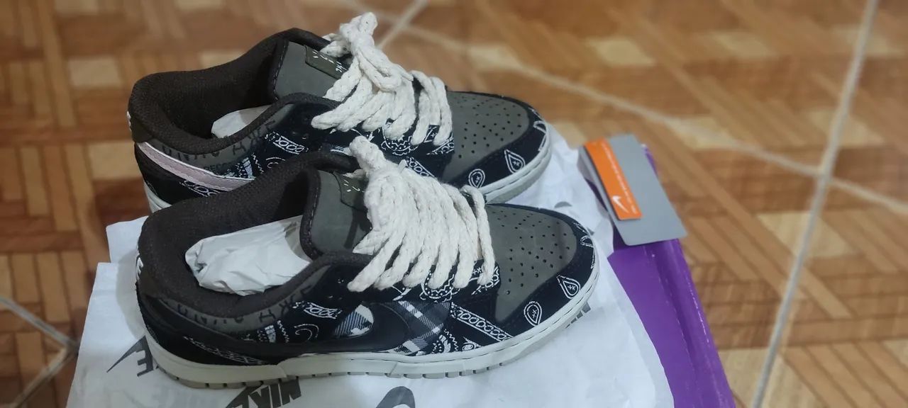 TÊNIS NIKE DUNK LOW X TRAVIS SCOTT CACTUS PREMIUM - Foto 2