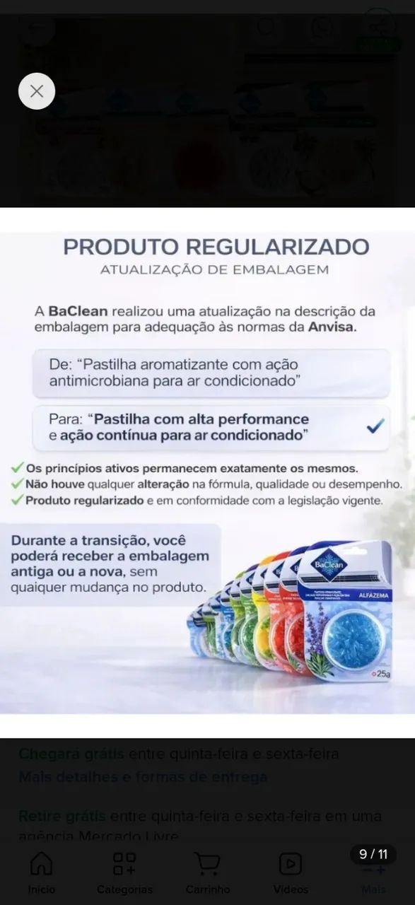 Pastilha para ar-condicionado  - Foto 2