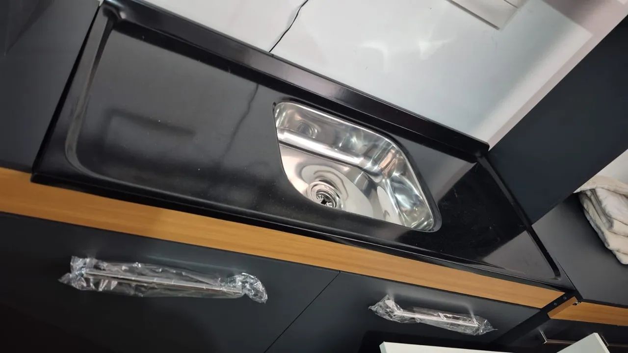 Cuba mármorite com inox NOVA