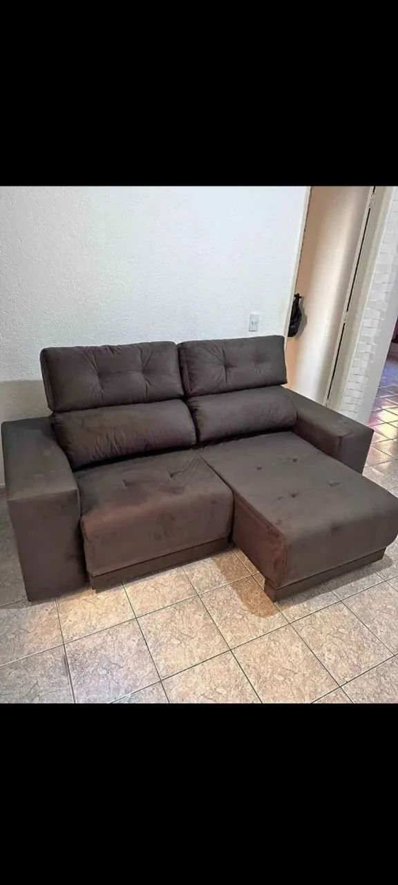 SOFA RETRATIL RECLINÁVEL 2MT NOVO promoção imperdível  - Foto 2