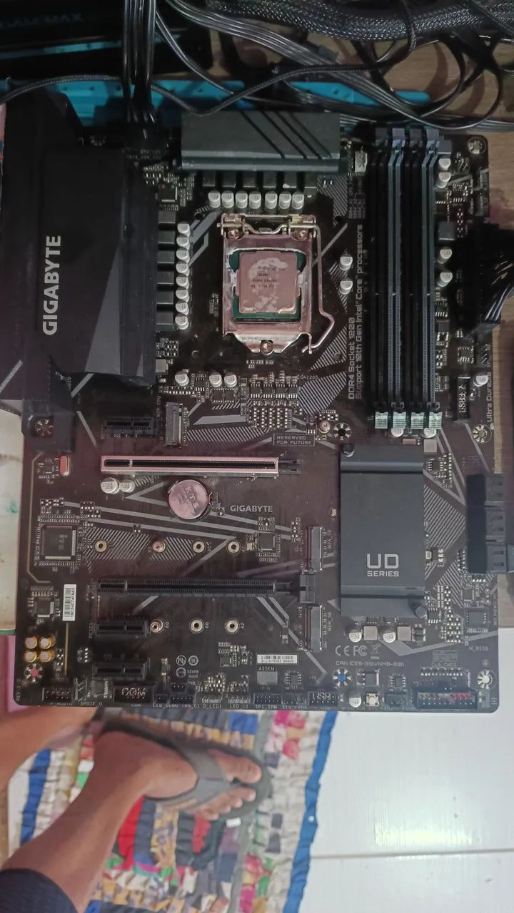 Kit placa mãe ddr4 i3 décima geração  - Foto 2