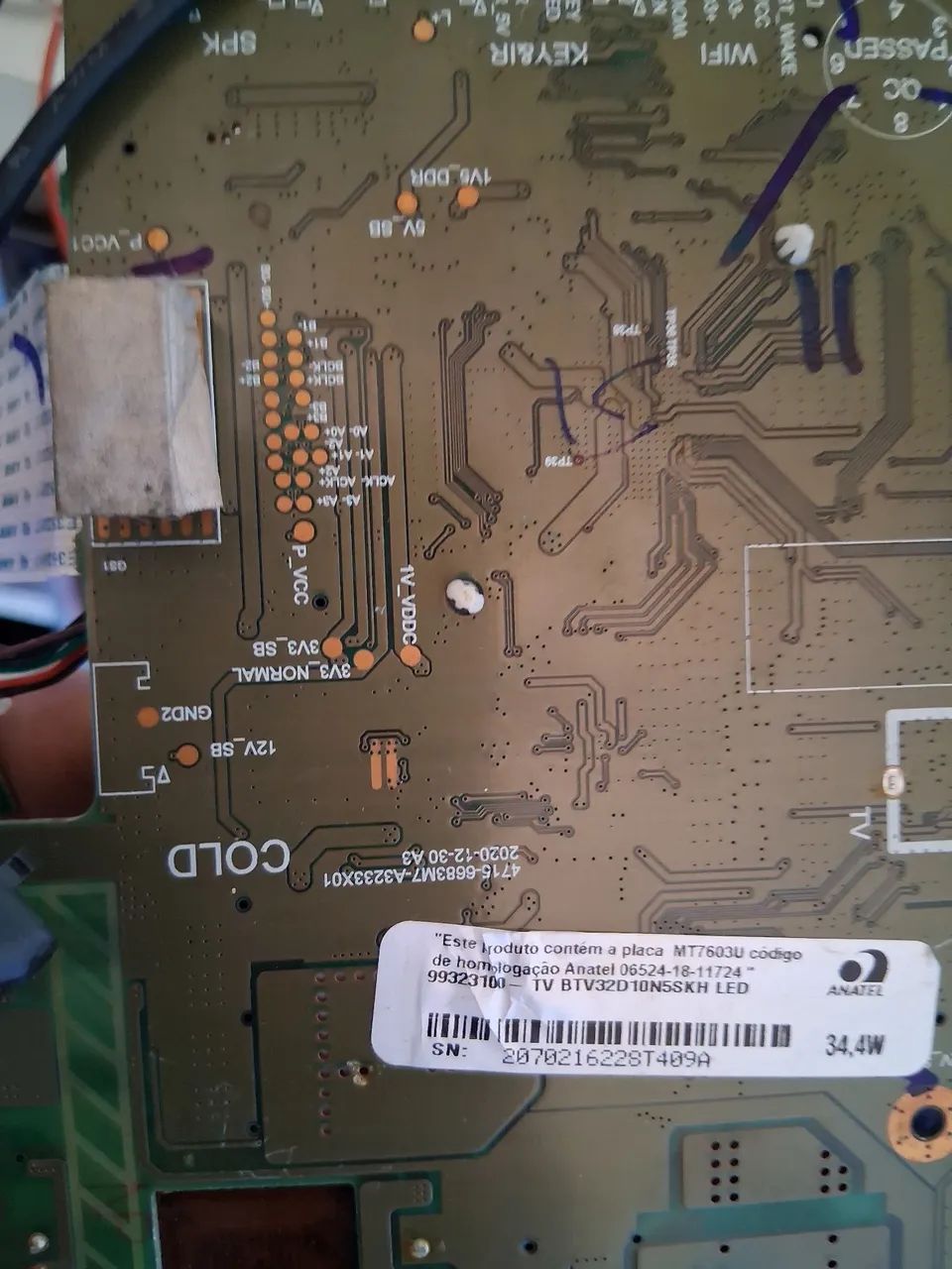 Vendo placa de tv funcionando perfeitamente  - Foto 3