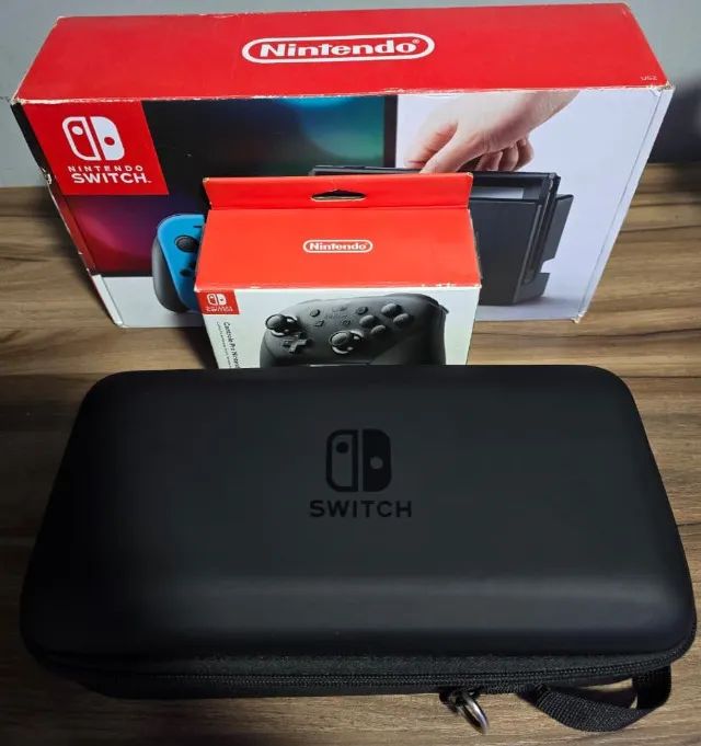 Nintendo Switch 1 Completo + Acessórios - Foto 4