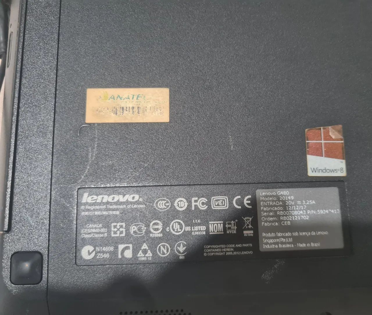 Notebook Lenovo G480  - Foto 3