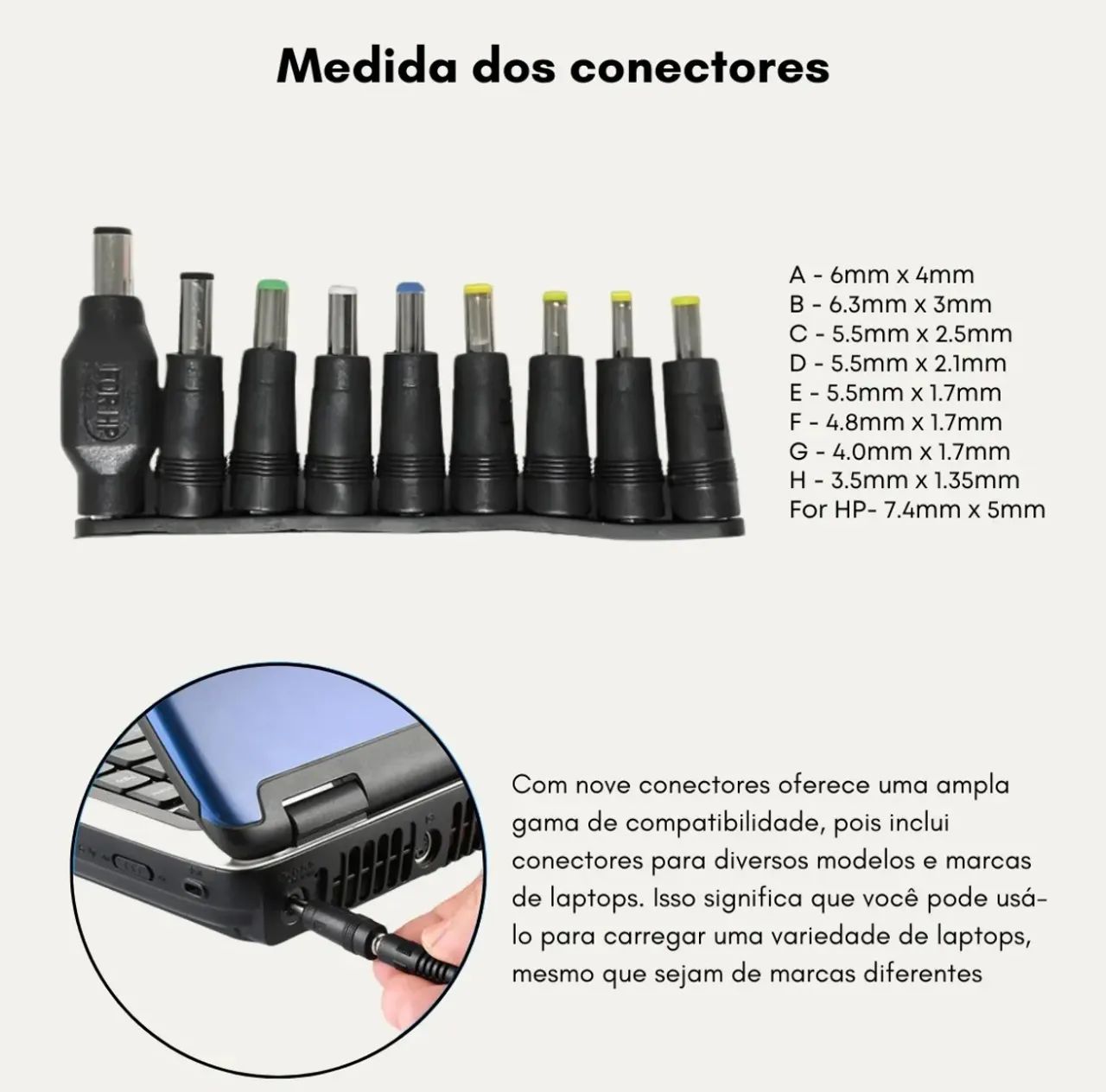 Fonte Universal para Notebook (entrega gratis) - Foto 4