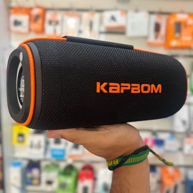 Caixa de som Bluetooth Kapbom KA-8196 - potência de 60W - Foto 3