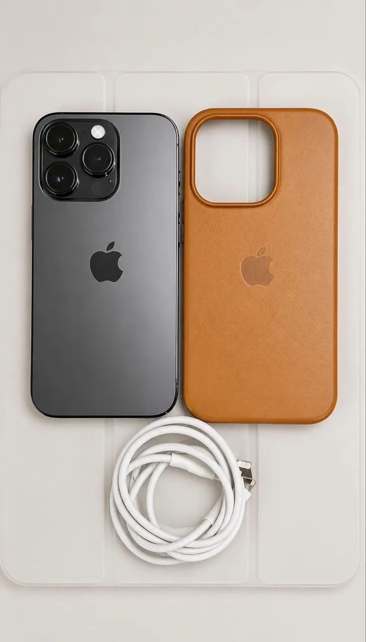 iPhone 14 Pro 128GB Preto - Zero Marcas de Uso - Com Cabo, Capinha e Película - Foto 2