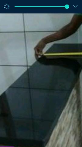 Vendo 2 balcao de marmore. preto