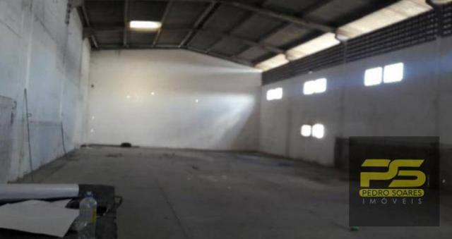 Galpão para alugar na Av. Liberdade, 500 m² por R$ 2.900/mês - Bayeux - Possui escritório, - Foto 3