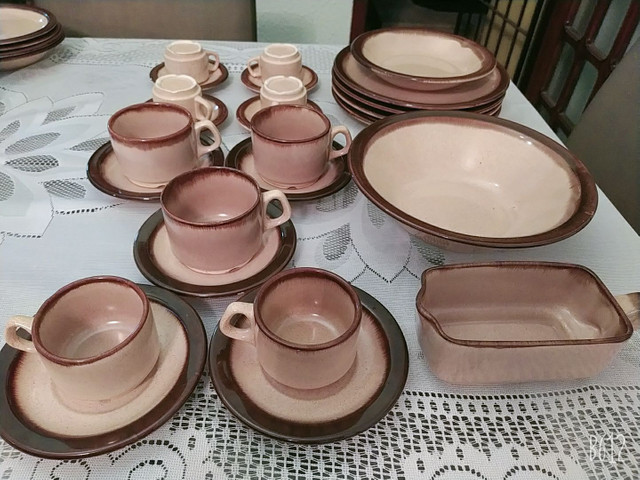 Conjunto louças cerâmica