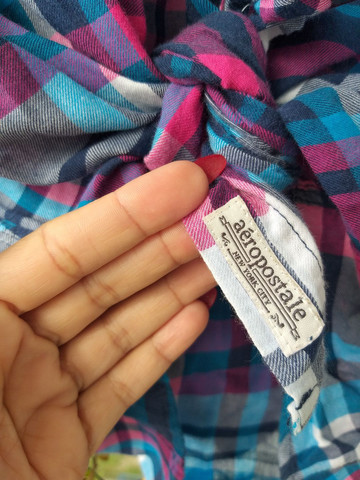 CAMISAS xadrez da Aeropostale G - Foto 3