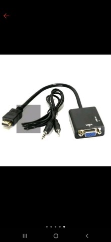 Adaptador Conversor HDMI x VGA - Foto 3