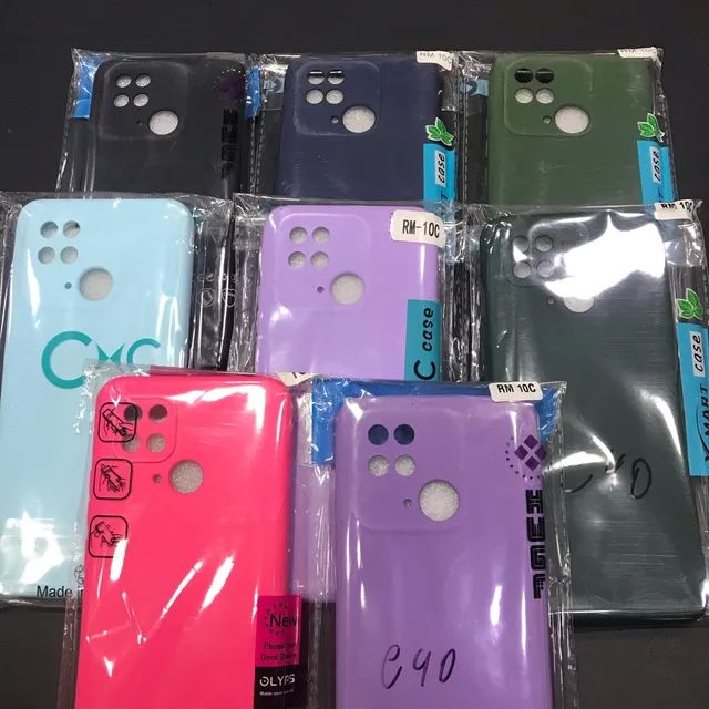 Capa Siliconada Redmi 10c Várias Cores 