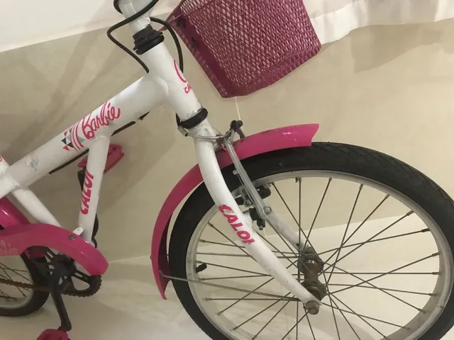 Bicicleta Infanto Juvenil Caloi Barbie Aro 20 - Quadro Aço - Rosa