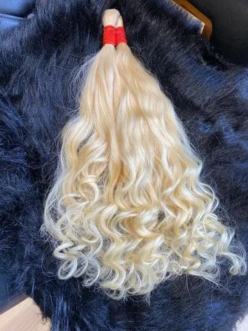 Cabelo loiro vietnamita de 65 e 75cm  - Foto 4