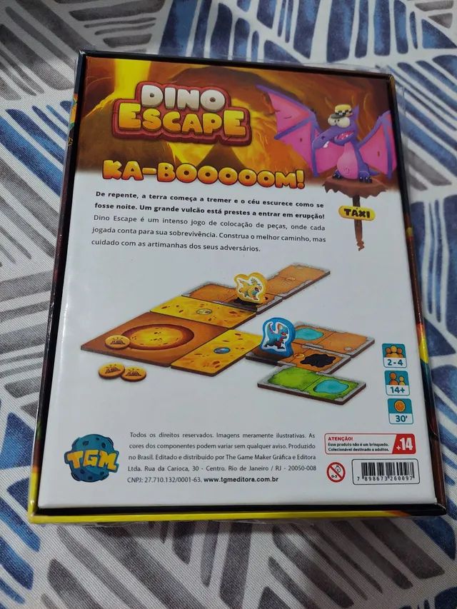 Dino Escape board game