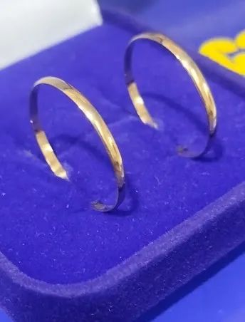 Par Alianças Ouro 18 Kilates 1,50 2 mm  - Foto 3