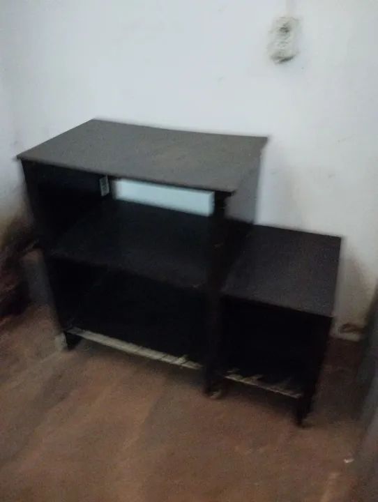 Estante Rack Expositor MDF preta - Foto 2