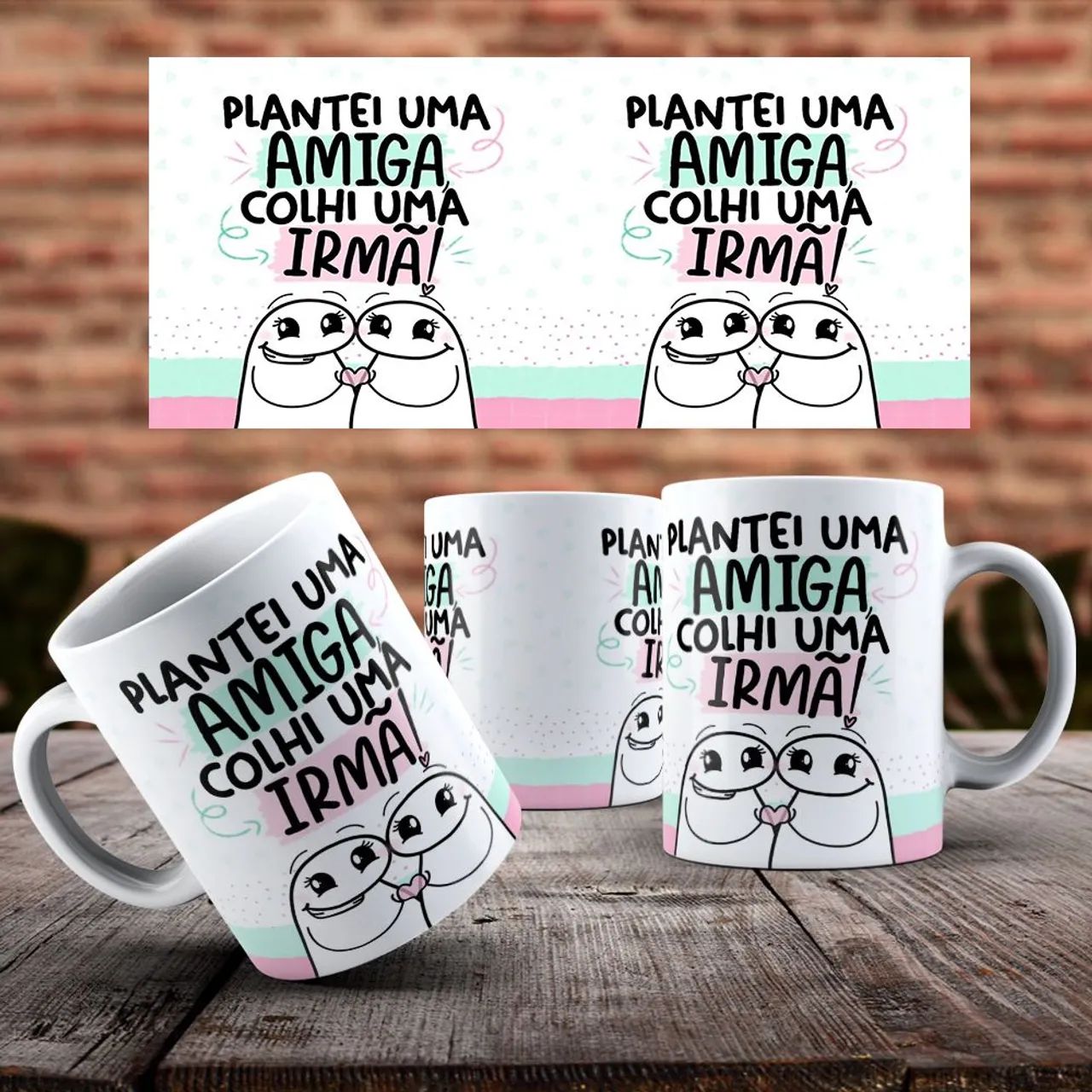 Caneca Flork amizade  - Foto 3
