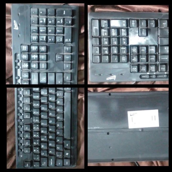 Teclado barato 20$.
