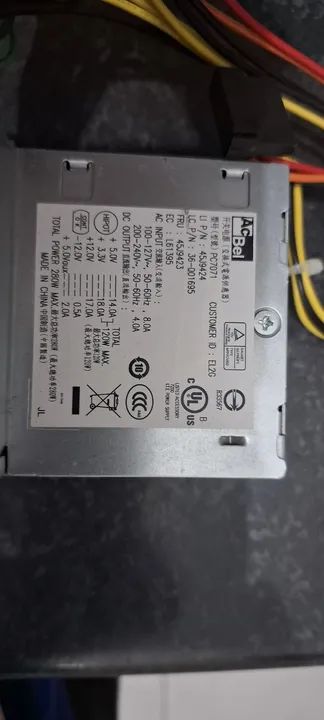 Fonte Lenovo Thinkcentre M57 M58 280w Pc7032 Pc7071 - Foto 2