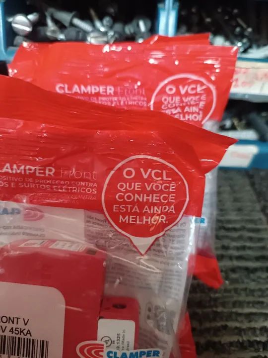 Dispositivo de proteção contra raios e surtos elétricos - Clamper Front V 275V 45KA - Foto 2