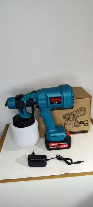 Pistola de pintura 21v a bateria profissional  - Foto 3