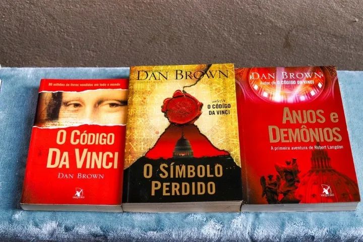 Coleção Dan Brown Código Da Vinci Símbolo Perdido Anjos e Demônios (3 ...