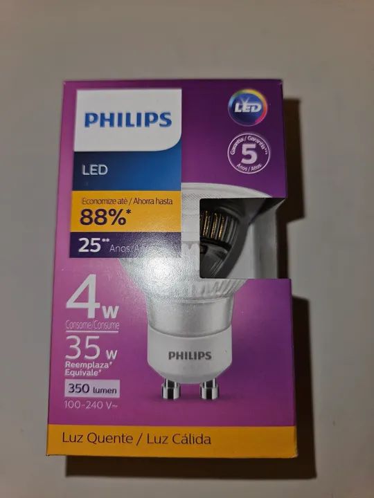 Lampada Led Philips 4W. 350 Lumens