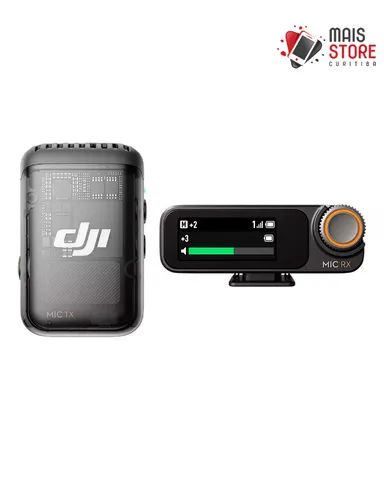 Microfone Dji Mic 2 (1 TX + 1 RX) (Novo/Lacrado) 