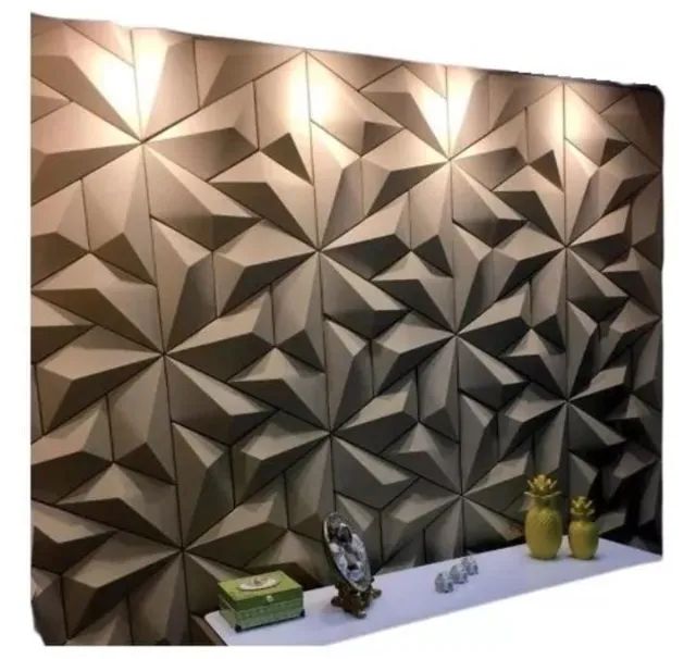 Revestimento  Cimentício 3D Trapezio - Foto 3