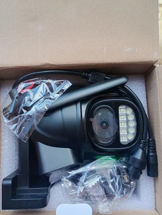 Câmera wi-fi wi-fi dome vigilância zoom dual lentes duas