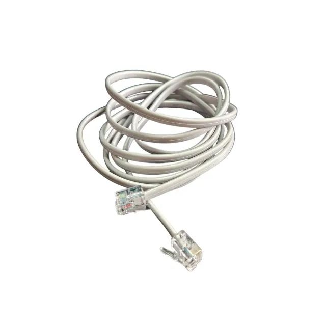 Cabo Fio Extensão Lisa Para Telefone RJ11 - Foto 3